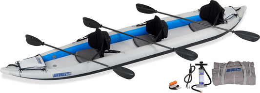 465FT Fast Track Sea Eagle Inflatable Kayak Pro Carbon Package