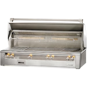 Alfresco ALXE 56-Inch Built-In Natural Gas All Grill With Sear Zone And Rotisserie - ALXE-56BFG-NG