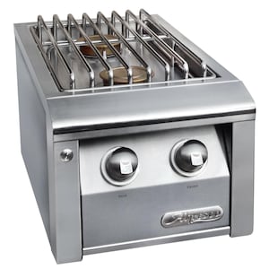 Alfresco Built-In Natural Gas Double Side Burner - AXESB-2-NG